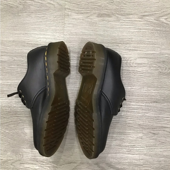 Dr. Martens Vegan 1461 Oxford Shoes Black Felix Rub Off Unisex Women’s 6 Men’s 5 - Picture 4 of 9